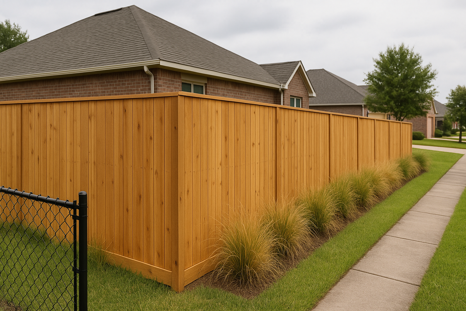 Wood Installers Fence Installation in Pasadena, TX — photorealistic hero image
