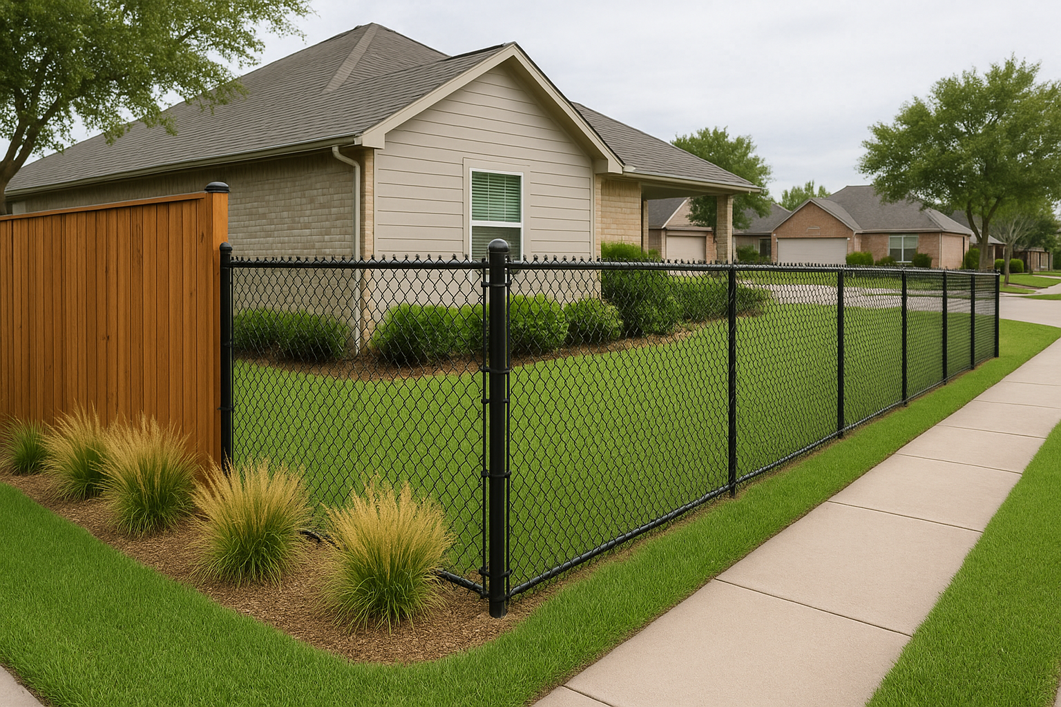Chain Link Installation Fence Installation in Pasadena, TX — photorealistic hero image