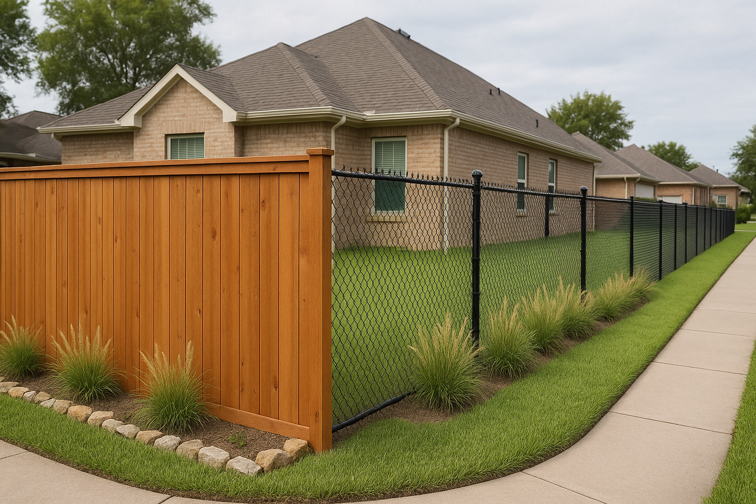Chain Link Installers Fence Installation in Pasadena, TX — photorealistic hero image