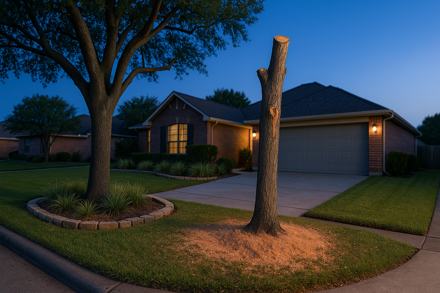 Hazard Tree Service in Pasadena, TX — photorealistic hero image